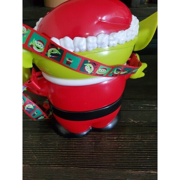 Disney Toy Story Alien Santa Popcorn Bucket with Strap Christmas Holiday - Picture 5 of 7